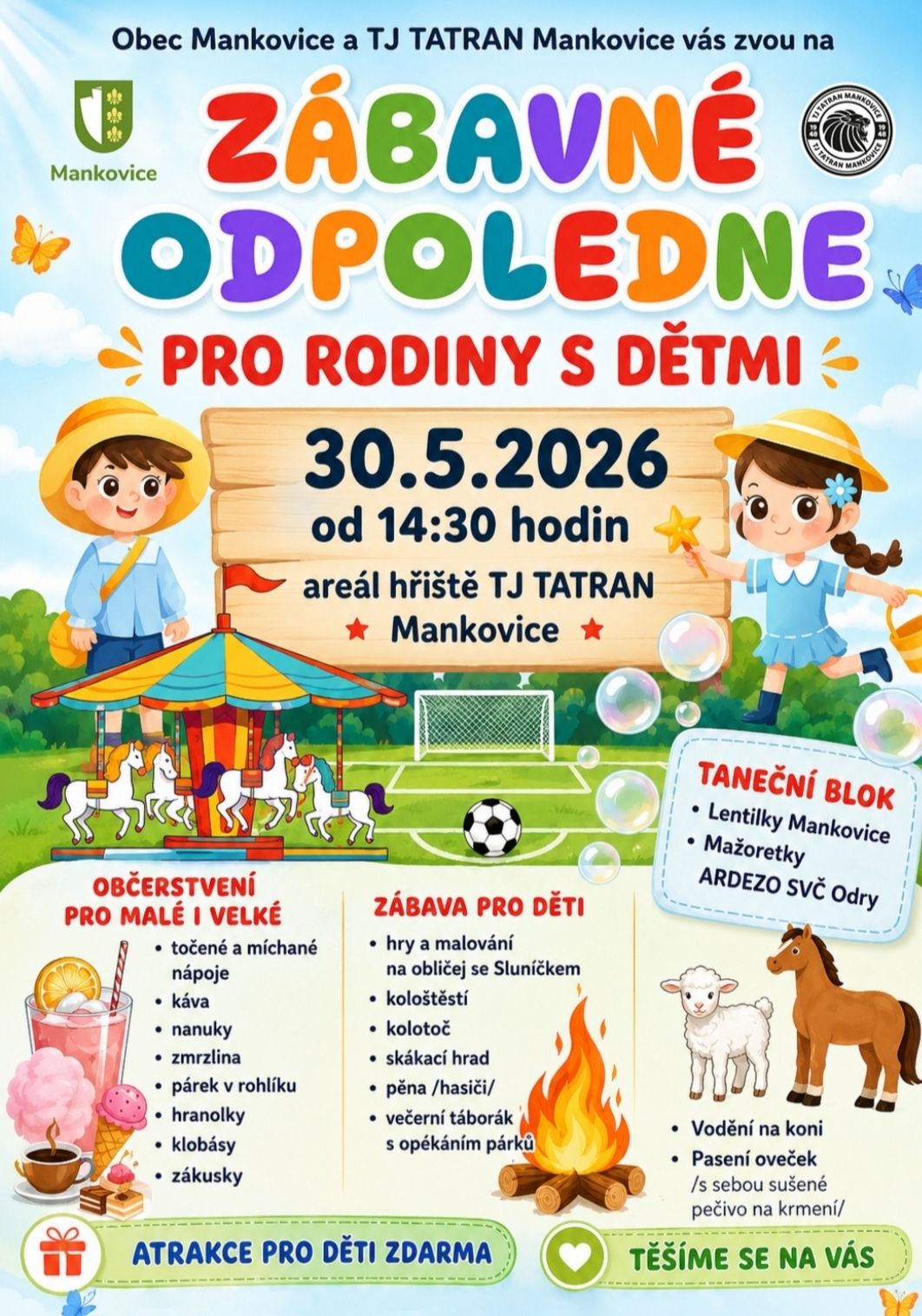 Zábavné odpoledne pro rodiny s dětmi